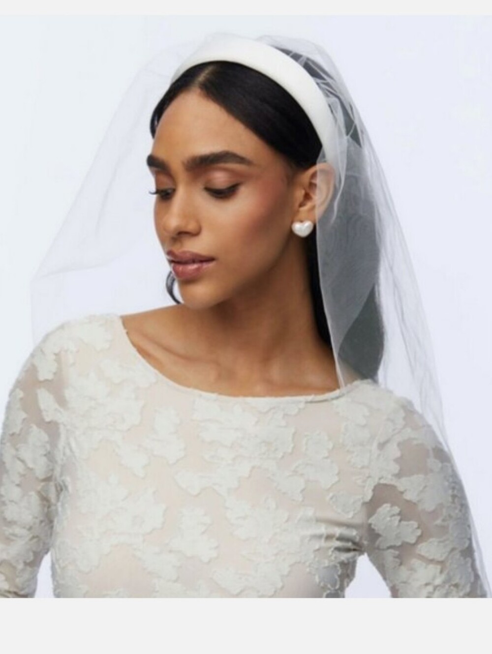 NWT Lele Sadoughi Alice Veil Headband – Bridal / Statement